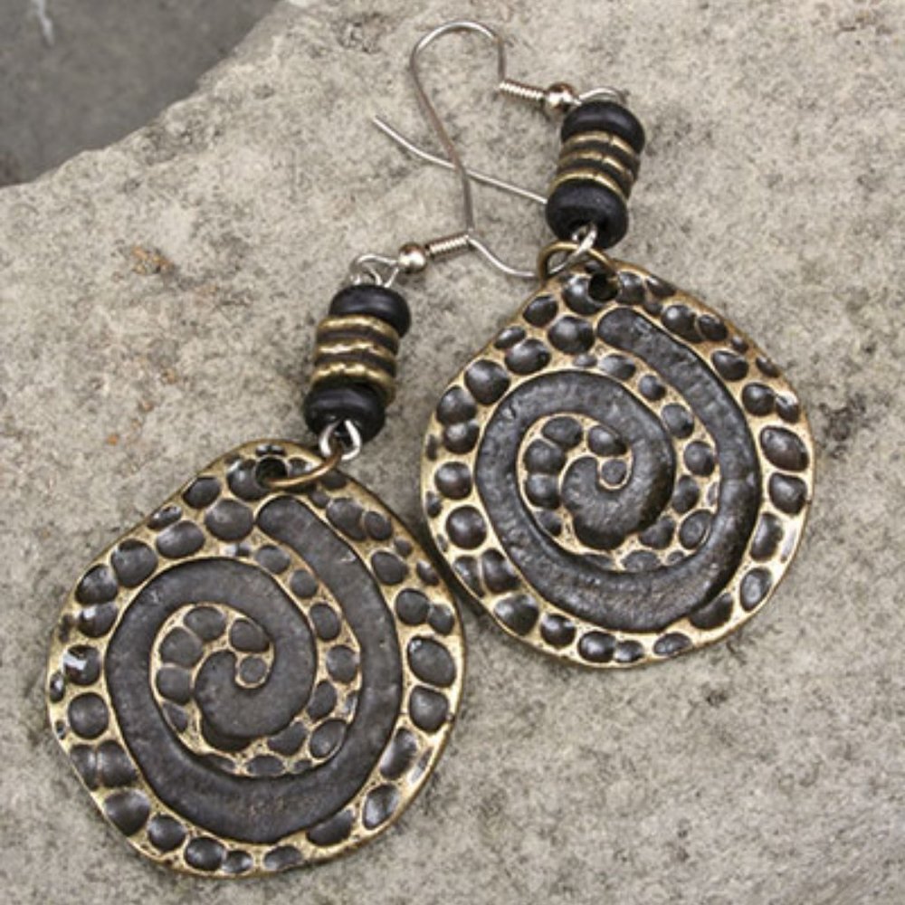 Cheetah tail earrings